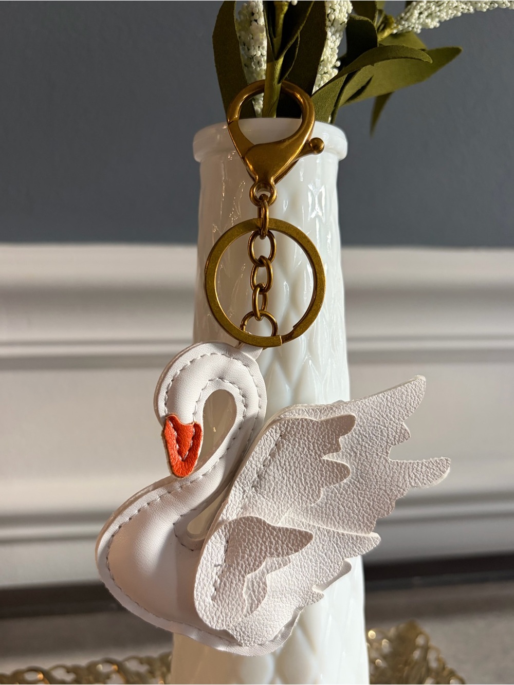 Swan Bag Charm